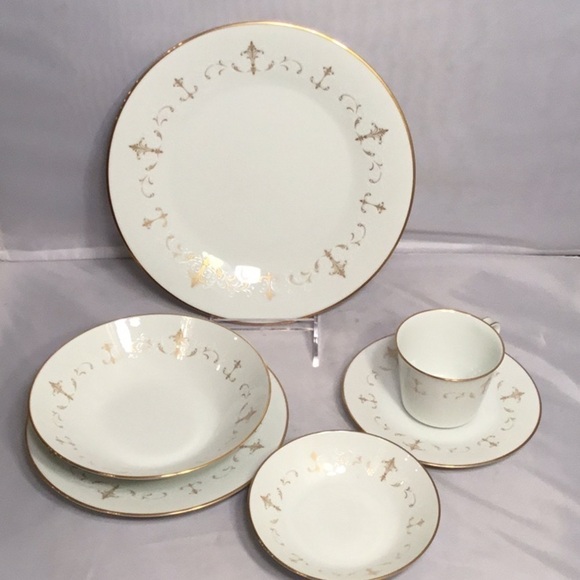 noritake COURTNEY 6520 MADE IN JAPAN 6 PIECES SETTING FOR 1 - Picture 2 of 5